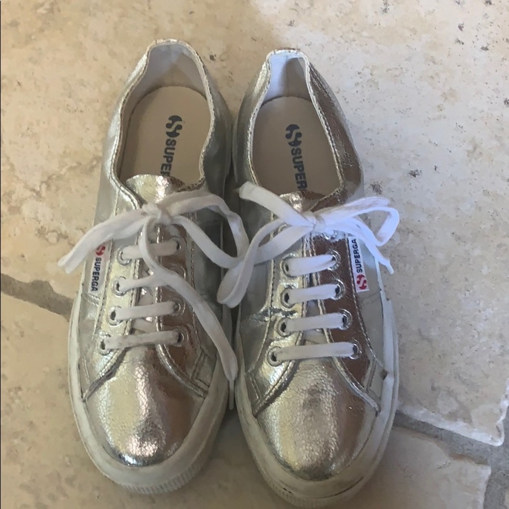 Silver Superga Sneakers